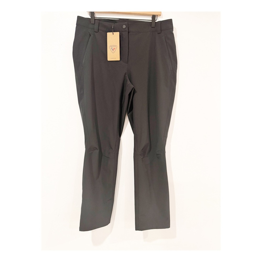 Rossignol W Tech Chino Pant Black Women Size 46 RLOWP24 Outdoor Performance New